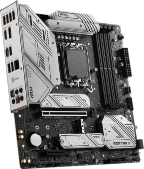 Материнская плата MSI MAG B760M MORTAR II Soc-1700 Intel B760 4xDDR5 mATX AC`97 8ch(7.1) 2.5Gg+HDMI+DP - купить недорого с доставкой в интернет-магазине