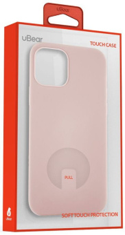 Чехол (клип-кейс) uBear для Apple iPhone 12 mini Touch Case светло-розовый (CS61LR54TH-I20) - купить недорого с доставкой в интернет-магазине