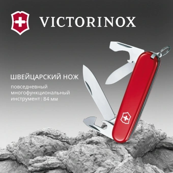 Нож перочинный Victorinox Recruit (0.2503) 84мм 10функц. красный карт.коробка - купить недорого с доставкой в интернет-магазине