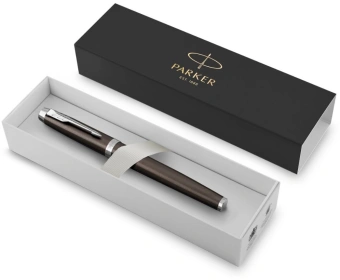 Ручка роллер Parker IM Core T321 (1931664) Dark Espresso CT F черн. черн. подар.кор. - купить недорого с доставкой в интернет-магазине