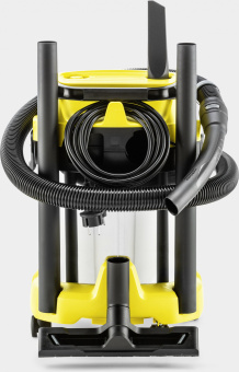 Строительный пылесос Karcher WD 3 S V-17/4/20 1000Вт (уборка: сухая/сбор воды) желтый - купить недорого с доставкой в интернет-магазине