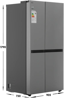 Холодильник LG GC-B257KMHW 2-хкамерн. серебристый инвертер - купить недорого с доставкой в интернет-магазине