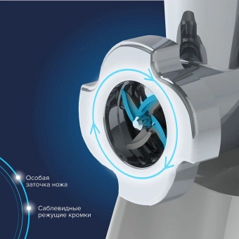 Мясорубка Аксион М42.04 1700Вт белый - купить недорого с доставкой в интернет-магазине