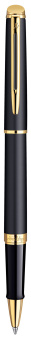 Ручка роллер Waterman Hemisphere (CWS0920750) Matte Black GT F черн. черн. подар.кор. - купить недорого с доставкой в интернет-магазине