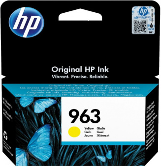 Картридж струйный HP 963 3JA25AE желтый (700стр.) для HP OfficeJet Pro 901x/902x HP - купить недорого с доставкой в интернет-магазине