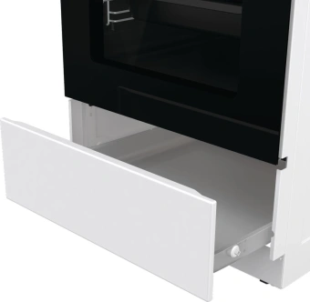 Плита Электрическая Gorenje GEC5C42WG белый стеклокерамика (без крышки) - купить недорого с доставкой в интернет-магазине