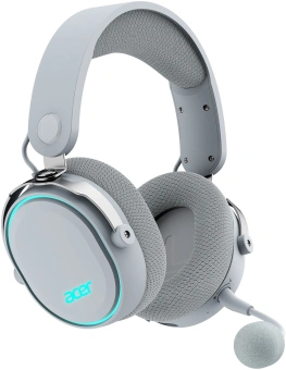 Наушники с микрофоном Acer OHR303 белый мониторные BT/Radio/3.5mm оголовье (ZL.HDSEE.00A) - купить недорого с доставкой в интернет-магазине