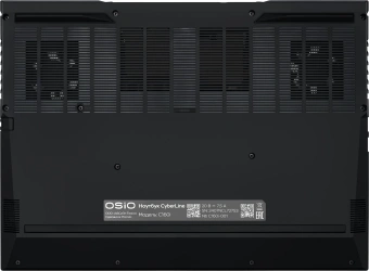 Ноутбук Osio CyberLine C160i-002 Core i5 12600H 16Gb SSD512Gb NVIDIA GeForce RTX4050 6Gb 16" IPS WUXGA (1920x1200) noOS brown WiFi BT Cam 3410mAh - купить недорого с доставкой в интернет-магазине