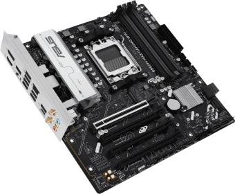 Материнская плата Asus B850M MAX GAMING WIFI SocketAM5 AMD B850 4xDDR5 mATX AC`97 8ch(7.1) GbLAN RAID+HDMI+DP - купить недорого с доставкой в интернет-магазине