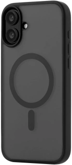Чехол (клип-кейс) uBear для Apple iPhone 16 Plus Cloud with MagSafe черный (CS433BL67MT-I24M) - купить недорого с доставкой в интернет-магазине