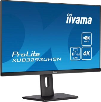 Монитор Iiyama 31.5" XUB3293UHSN-B5 черный IPS LED 16:9 HDMI M/M матовая HAS Piv 350cd 178гр/178гр 3840x2160 60Hz DP 4K USB 9.9кг - купить недорого с доставкой в интернет-магазине