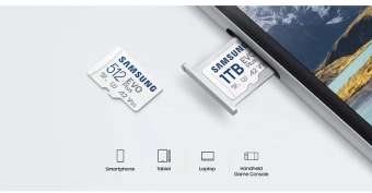 Флеш карта microSDXC 512GB Samsung MB-MC512SA EVO Plus + adapter - купить недорого с доставкой в интернет-магазине