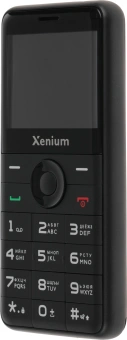 Мобильный телефон Xenium X700 черный моноблок 2Sim 2.31" 240x320 Nucleus 0.3Mpix GSM900/1800 MP3 FM microSD max32Gb - купить недорого с доставкой в интернет-магазине