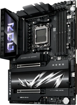 Материнская плата Asus ROG CROSSHAIR X870E HERO SocketAM5 AMD X870E 4xDDR5 ATX AC`97 8ch(7.1) 5Gigabit + 2.5Gigabit Ethernet RAID+HDMI - купить недорого с доставкой в интернет-магазине