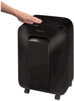 Шредер Fellowes PowerShred LX200 черный (секр.P-4) перекрестный 12лист. 22лтр. скрепки скобы пл.карты - купить недорого с доставкой в интернет-магазине