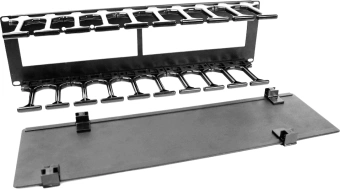 Кабельный органайзер горизонтальный ЦМО ГКО-П-2-9005 пальцы 2U шир.:19" глуб.:116мм - купить недорого с доставкой в интернет-магазине