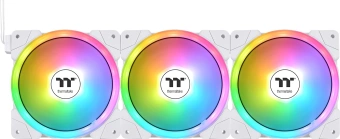 Вентилятор для корпуса Thermaltake Swafan EX12 Reverse ARGB 120х120x25 белый 4-pin 32.5дБ (упак.:3шт) (CL-F169-PL12SW-A) Ret - купить недорого с доставкой в интернет-магазине