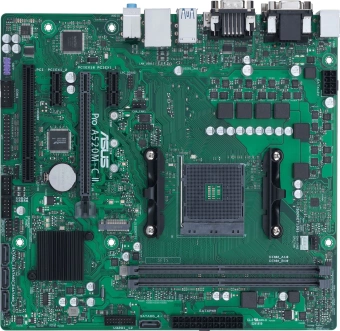 Материнская плата Asus PRO A520M-C II/CSM Soc-AM4 AMD A520 2xDDR4 mATX AC`97 8ch(7.1) GbLAN RAID+VGA+DVI+HDMI+DP - купить недорого с доставкой в интернет-магазине