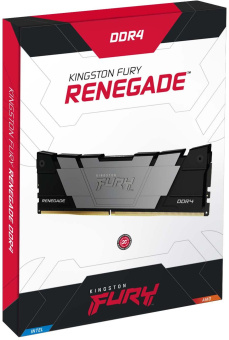 Память DDR4 2x16GB 3200MHz Kingston KF432C16RB12K2/32 Fury Renegade Black RTL PC4-25600 CL16 DIMM 288-pin 1.35В dual rank Ret - купить недорого с доставкой в интернет-магазине
