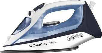 Утюг Polaris PIR 2483K 2400Вт синий/белый - купить недорого с доставкой в интернет-магазине