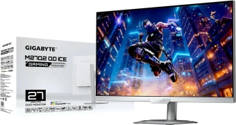 Монитор Gigabyte 27" M27Q2 QD ICE белый IPS LED 16:9 HDMI полуматовая HAS Piv 1000:1 350cd 178гр/178гр 2560x1440 200Hz DP 2K USB 5.91кг - купить недорого с доставкой в интернет-магазине