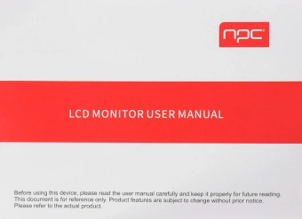 Монитор NPC 27" MD2707-K черный IPS LED 1ms 16:9 HDMI M/M матовая HAS Piv 250cd 178гр/178гр 1920x1080 240Hz G-Sync FreeSync DP FHD USB 5.5кг - купить недорого с доставкой в интернет-магазине