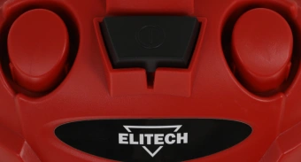 Строительный пылесос Elitech ПС 020 (E1302.003.00) 1200Вт (уборка: сухая/влажная/сбор воды) красный - купить недорого с доставкой в интернет-магазине