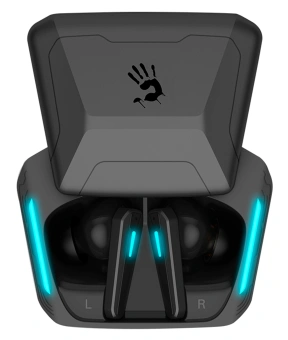 Гарнитура внутриканальные A4Tech Bloody M70 черный/синий беспроводные bluetooth в ушной раковине (M70 BLACK+BLUE) - купить недорого с доставкой в интернет-магазине