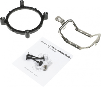 Устройство охлаждения(кулер) Deepcool Ice Blade 100 PWM Soc-AM5/AM4/1200/1700/1851 черный/синий 4-pin 15-29dB Al+Cu 100W 309gr Ret (DP-MCH1D8-IB100PWM) - купить недорого с доставкой в интернет-магазине