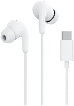 Гарнитура внутриканальные Xiaomi Type-C Earphones 1.25м белый проводные крепление за ухом (BHR8931GL) - купить недорого с доставкой в интернет-магазине