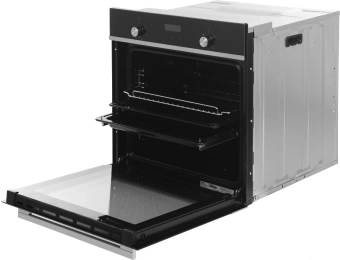 Духовой шкаф Электрический Haier HOX-P06HGBX черное стекло/нержавеющая сталь - купить недорого с доставкой в интернет-магазине