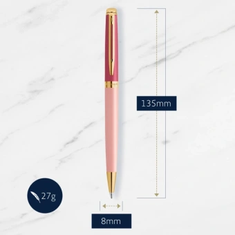 Ручка шариков. Waterman Hemisphere Colour Blocking (2179899) Pink GT M син. черн. подар.кор. - купить недорого с доставкой в интернет-магазине