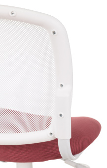 Кресло детское Бюрократ CH-W296NX белый TW-15 сиденье розовый 26-31 сетка/ткань крестов. пластик пластик белый - купить недорого с доставкой в интернет-магазине