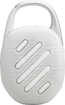 Колонка порт. JBL Clip 5 белый 7W Mono BT 1400mAh - купить недорого с доставкой в интернет-магазине