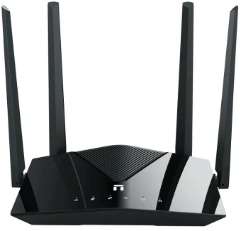 Роутер беспроводной Netis W1500AG AX1500 10/100/1000BASE-TX черный - купить недорого с доставкой в интернет-магазине