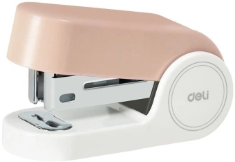 Степлер мини Deli EK203-PK EK203 24/6 26/6 (15листов) встроенный антистеплер розовый 15скоб металл/пластик коробка - купить недорого с доставкой в интернет-магазине