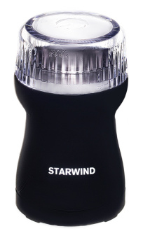 Кофемолка Starwind SGP4421 200Вт сист.помол.:ротац.нож вместим.:40гр черный - купить недорого с доставкой в интернет-магазине