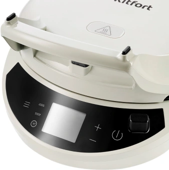 Пиццамейкер Kitfort КТ-4638 1600Вт серый/черный - купить недорого с доставкой в интернет-магазине