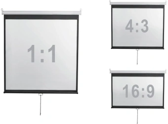 Экран Digis 120" 180x240см Optimal-D DSOD-4304 1:1 настенно-потолочный рулонный - купить недорого с доставкой в интернет-магазине