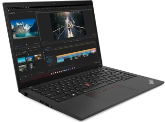 Ноутбук Lenovo ThinkPad T14 G4 Core i5 1335U 16Gb SSD1Tb Intel Iris Xe graphics 14" IPS WUXGA (1920x1200) Windows 11 Pro 64 black WiFi BT Cam (21HESGC100) - купить недорого с доставкой в интернет-магазине