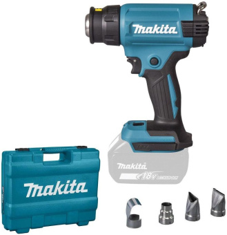 Технический фен Makita DHG181ZK 18Вт темп.150/250/350/450/550С - купить недорого с доставкой в интернет-магазине