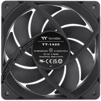 Вентилятор для корпуса Thermaltake Toughfan 14 Pro 140х140x25 черный 4-pin 31.6дБ (упак.:2шт) (CL-F160-PL14BL-A) Ret - купить недорого с доставкой в интернет-магазине