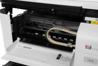 МФУ струйный Epson L3216 (C11C68518/CJ68518/CJ68502) A4 белый - купить недорого с доставкой в интернет-магазине