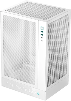 Корпус Deepcool CH170 Digital белый без БП mATX 1x120mm 1xUSB2.0 1xUSB3.0 audio bott PSU - купить недорого с доставкой в интернет-магазине