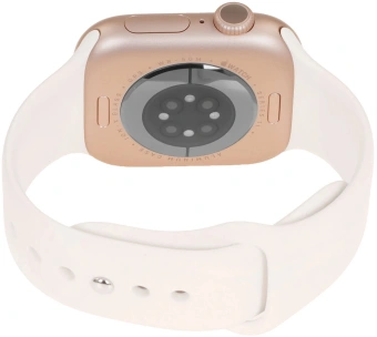 Смарт-часы Apple Watch Series 11 A3333 46мм OLED корп.розовое золото Sport Band рем.белый разм.брасл.:S/M (MEV64LW/A) - купить недорого с доставкой в интернет-магазине