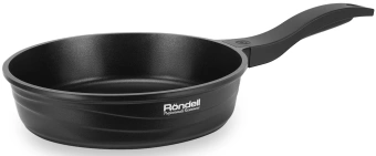 Сковорода Rondell Walzer RDA-767 круглая 24см покрытие: TriTitan ручка несъемная (без крышки) черный - купить недорого с доставкой в интернет-магазине