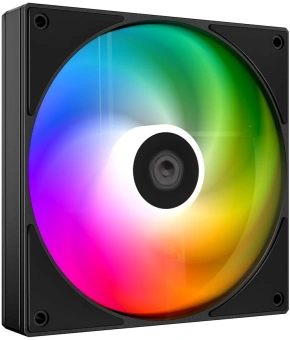 Вентилятор для корпуса ID-Cooling AS-120-К ARGB 120х120x25 черный 4-pin 27.2дБ (AS-120-ARGB-K) Ret - купить недорого с доставкой в интернет-магазине