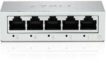 Коммутатор Zyxel GS-105BV5-EU0101F (L2) 5x1Гбит/с неуправляемый - купить недорого с доставкой в интернет-магазине