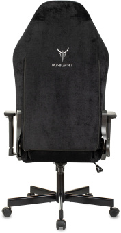 Кресло игровое Knight N1 Fabric черный Light-20 с подголов. крестов. металл - купить недорого с доставкой в интернет-магазине