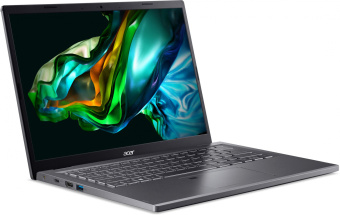 Ноутбук Acer Aspire 5 A514-56M-34S8 Core i3 1305U 8Gb SSD256Gb Intel Iris Xe graphics 14" IPS WUXGA (1920x1200) noOS black WiFi BT Cam (NX.KH6CD.002) - купить недорого с доставкой в интернет-магазине